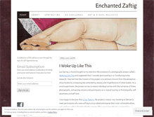 Tablet Screenshot of enchantedzaftig.com